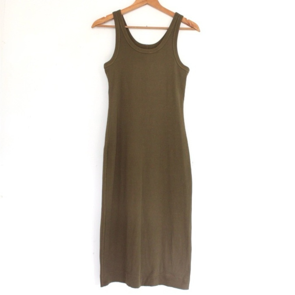 Everlane Organic Cotton Ribbed Tank Dress